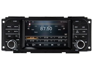 Lecteur audio de voiture Android 14 5 pouces pour JEEP Grand Cherokee <span class=keywords><strong>Liberty</strong></span> Wrangler Chrysler pour Dodge 1999-2004 GPS DSP Carplay Radio - Product Image 2