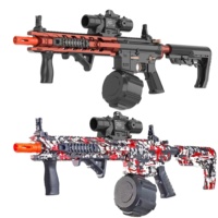 KK 2025-Pistolet à billes en gel M4, jouet en plastique pour garçons et enfants, à double mode, automatique, à longue portée, 92cm