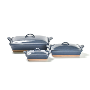 Qunfa QFS18-324 - Bandeja de <span class=keywords><strong>Horno</strong></span> Rectangular de Cerámica Antiadherente de Color Sólido para Uso Doméstico, para Pan, Grande, con Tapa, Ecológica - Product Image 1