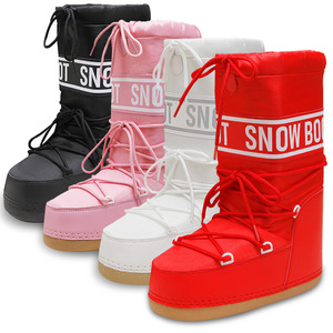 Botas de esquí de invierno 2026 transfronterizas distribuidas para mujer, de caña alta, cálidas, para nieve, con suela gruesa, punta redonda, ligeras y transpirables. - Product Image 5