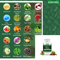 Les meilleurs suppléments de qualité alimentaire extrait de berbérine extrait de cannelle de Ceylan capsules de berbérine soutiennent la perte de poids et la santé intestinale