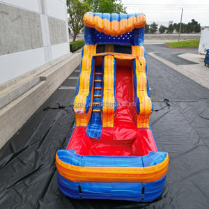 Toboggan gonflable bleu et violet GMY Inflatables, nouvelle tendance <span class=keywords><strong>pour</strong></span> la <span class=keywords><strong>location</strong></span> de fêtes, toboggan aquatique gonflable <span class=keywords><strong>avec</strong></span> <span class=keywords><strong>piscine</strong></span> - Product Image 5