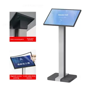 Support de signalisation vertical en acier inoxydable A3 écologique moderne pour affichage d'eau, support de signalisation publicitaire sur pied - Product Image 4