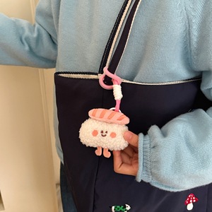 พวงกุญแจตุ๊กตา<span class=keywords><strong>ซูชิ</strong></span>แซลมอนกุ้งทอด กระเป๋าใส่เหรียญตุ๊กตา<span class=keywords><strong>ซูชิ</strong></span> ของเล่นตุ๊กตาอาหาร ของตกแต่งกระเป๋า - Product Image 6