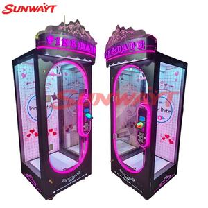 Máquina de Juegos Arcade Operada con Monedas, Máquina de Cortar Premios Rosa, Corta Tu Premio, Máquina Expendedora de Juguetes de Regalo - Product Image 2