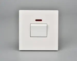 CALITEC BS UK Standard 45A Switch with neon Wall Switch Socket