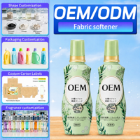 Pelembut Pakaian Cair 700g Perawatan Cucian OEM ODM Kemasan Botol Kustom