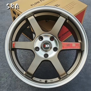 <span class=keywords><strong>ล้อ</strong></span>แม็กซ์ SKA สำหรับรถยนต์นั่งส่วนบุคคล ดีไซน์ TE37 สไตล์ JDM ขนาด <span class=keywords><strong>18</strong></span> นิ้ว 18x9.5/8.5 พร้อมดุม<span class=keywords><strong>ล้อ</strong></span> 5x114.3 ผลิตจากอลูมิเนียมอัลลอยน้ำหนักเบา - Product Image 3