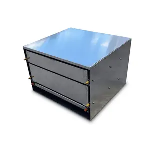 Подгонянный алюминиевый ящик для инструментов грузовика с металлическим ящиком для продажи