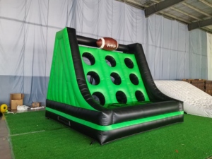 Ballon de football gonflable de qualité commerciale, idéal pour la location événementielle, coutures renforcées pour une durabilité accrue, garantie 1 an incluse - Product Image 4