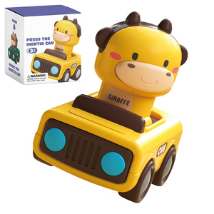 Hot Sale Plastic Animal <strong>Press</strong> to Slide Inertial Car <strong>Toys</strong> Cartoon Hand Pressed Vehicle <strong>Toy</strong> - Product Image 1