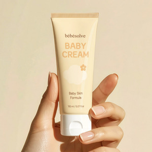 Crema para Bebés Bebesolve con Ácido Hialurónico de Alta Concentración y Centella Asiática, Hidratación, Alivio de la Picazón, 150 ml, Coreana - Product Image 4