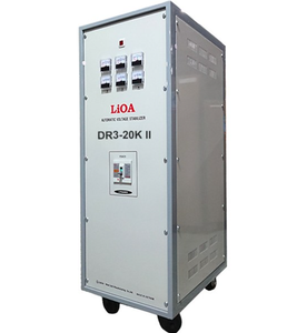 Regulador de Voltaje Automático Trifásico de Alta Calidad DR3-20KII 20kVA LiOA para Uso Comercial e Industrial - Product Image 4