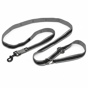 Kurgo สายจูงควอนตัมแบบ6 in 1, สายจูงสุนัขแบบแฮนด์ฟรี, สายจูงสุนัข, สายคาดลำตัวและเอวสไตล์เข็มขัด, สะท้อนแสง, คลิปคาราบิเนอร์, สำหรับ - Product Image 1