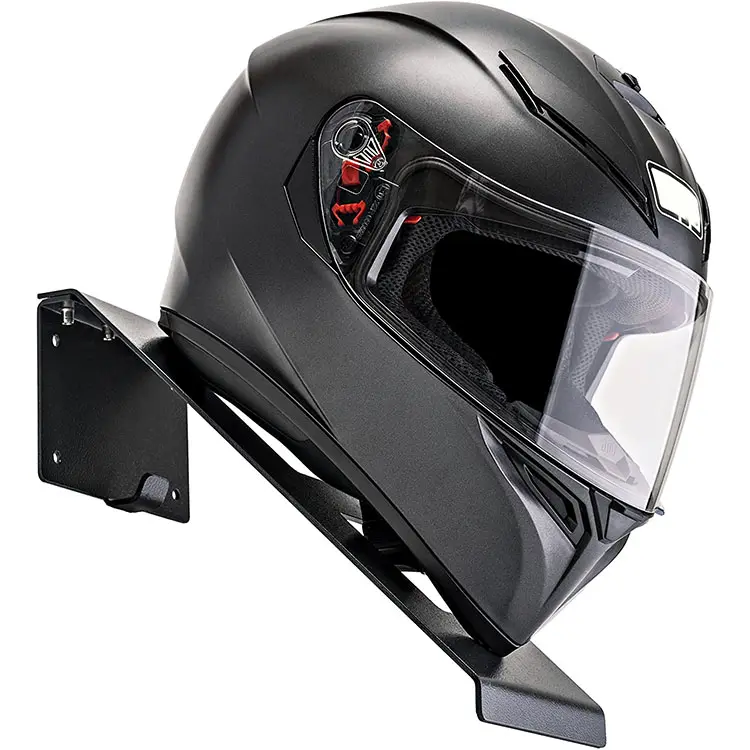 Jh-mech-estante fijo para motocicleta, estante de almacenamiento para casco montado en la pared, para garaje o oficina en casa