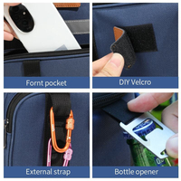 Sac isotherme multifonctionnel de grande capacité, sac à lunch portable, boîte thermique imperméable et anti-fuite pour le camping et les pique-niques