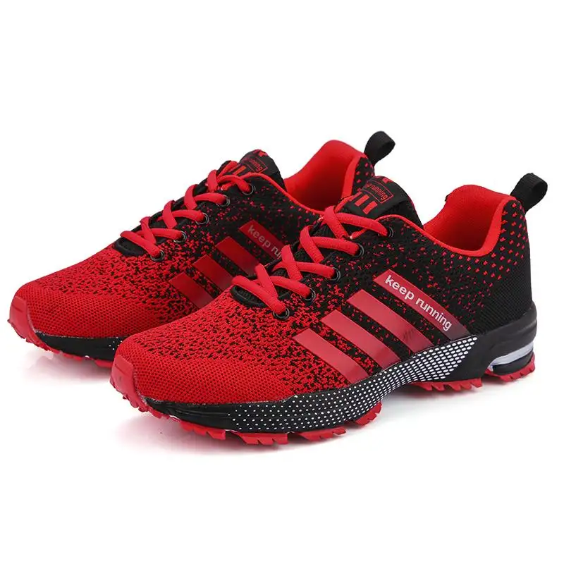 New 2022 Men Running Shoes Breathable Outdoor Sports Shoes Lightweight Sneakers for Women Comfortable Athletic Training Footwear
