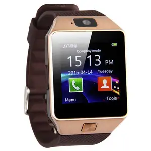 Nero bianco argento oro fotocamera simcard smart watch dz09 gsm sim card e scheda di memoria chiamata supportata smartwatch con fotocamera