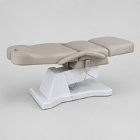 Table de beauté électrique à 3 moteurs, compacte, avec accoudoirs rabattables, gain de place, hauteur réglable, pour microblading, tatouage, cils, studio, salon, spa