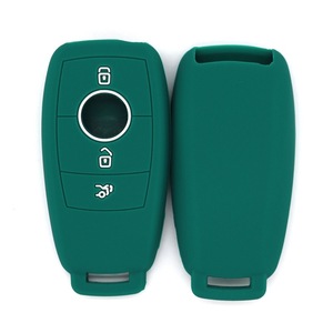 Coque de protection pour <span class=keywords><strong>clé</strong></span> de voiture en silicone multicolores, compatible avec <span class=keywords><strong>Mercedes</strong></span> Classe C, Classe E, GLE, accessoires pour <span class=keywords><strong>clé</strong></span> intelligente. - Product Image 4