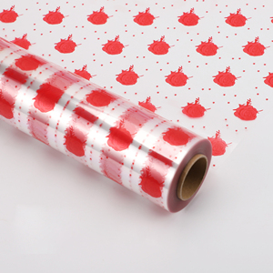 Tùy chỉnh pha lê giấy gói rõ ràng CELLO giấy bóng kính bọc cuộn với trái tim Quà Tặng Giỏ Hoa xử lý cho ngày sinh nhật ngày lễ - Product Image 2