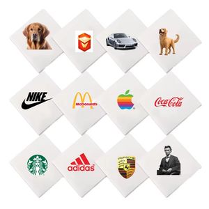 Serviettes de table personnalisées en papier épais 2 plis imprimées bleu méditerranéen <span class=keywords><strong>pour</strong></span> école <span class=keywords><strong>maternelle</strong></span> et primaire, couleur primaire, pâte de bois vierge 6/4 - Product Image 2