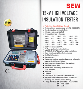 Comprobador de Aislamiento de Alto Voltaje 7016, Electrónico, 220V, 1 Año de Garantía, para Pruebas de Resistencia de Aislamiento - Product Image 4