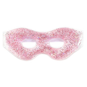 <span class=keywords><strong>Masque</strong></span> oculaire HANERSHI multi-usages, relaxant, rafraîchissant, luxueux, super doux, avec sangle élastique, gel glacé pailleté, anti-rides, anti-cernes - Product Image 2