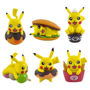 6 pièces/ensemble Gourmet thème Mini Figure ensemble mignon Anime <span class=keywords><strong>Figurine</strong></span> jouets à collectionner pour voiture décoration intérieure ornement de bureau - Product Image 2