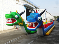 Ventes directes d'usine Eau Gonflable Poisson Volant Banane Bateau Remorquable Gonflable Dragon Bateau