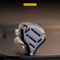 Écouteurs intra-auriculaires KZ ZS10 Pro 2 à conducteur dynamique haute performance, en métal, pour jeux, musique, sport, HiFi, filaires