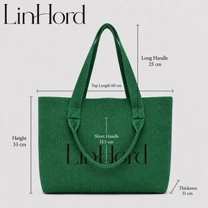 Bolso de hombro tejido con cuerpo rectangular para planes de compras navideñas y atuendos informales de mujer en boutiques independientes - Product Image 4