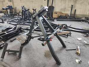 Appareil de <span class=keywords><strong>musculation</strong></span> à domicile pour exercices dorsaux, machine à ramer avec support de poitrine réglable, barre en T pour ramer - Product Image 1