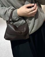 SAM Ramah Lingkungan Tahan Lama Ringan Minimalis Unisex Penutup Kancing Kulit Domba Portabel Modis Kotak Kecil