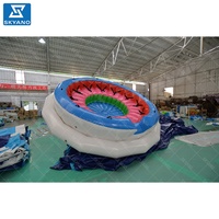 Jouet aquatique gonflable remorquable, rotatif et oscillant, pour la mer, le lac, la plage et les parcs aquatiques