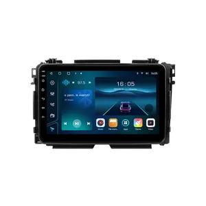 ホンダHRV HR-V Vezal 2013 - 2019 Androidスクリーン4GWIFIオンラインオフラインマップワイヤレスカープレイ用Krando 9 "カーナビゲーションシステム