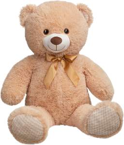 Orsacchiotto marrone enorme <span class=keywords><strong>peluche</strong></span> con nastro <span class=keywords><strong>peluche</strong></span> <span class=keywords><strong>peluche</strong></span> ragazza regali di compleanno orsacchiotto <span class=keywords><strong>gigante</strong></span> orsacchiotto per bambini - Product Image 1