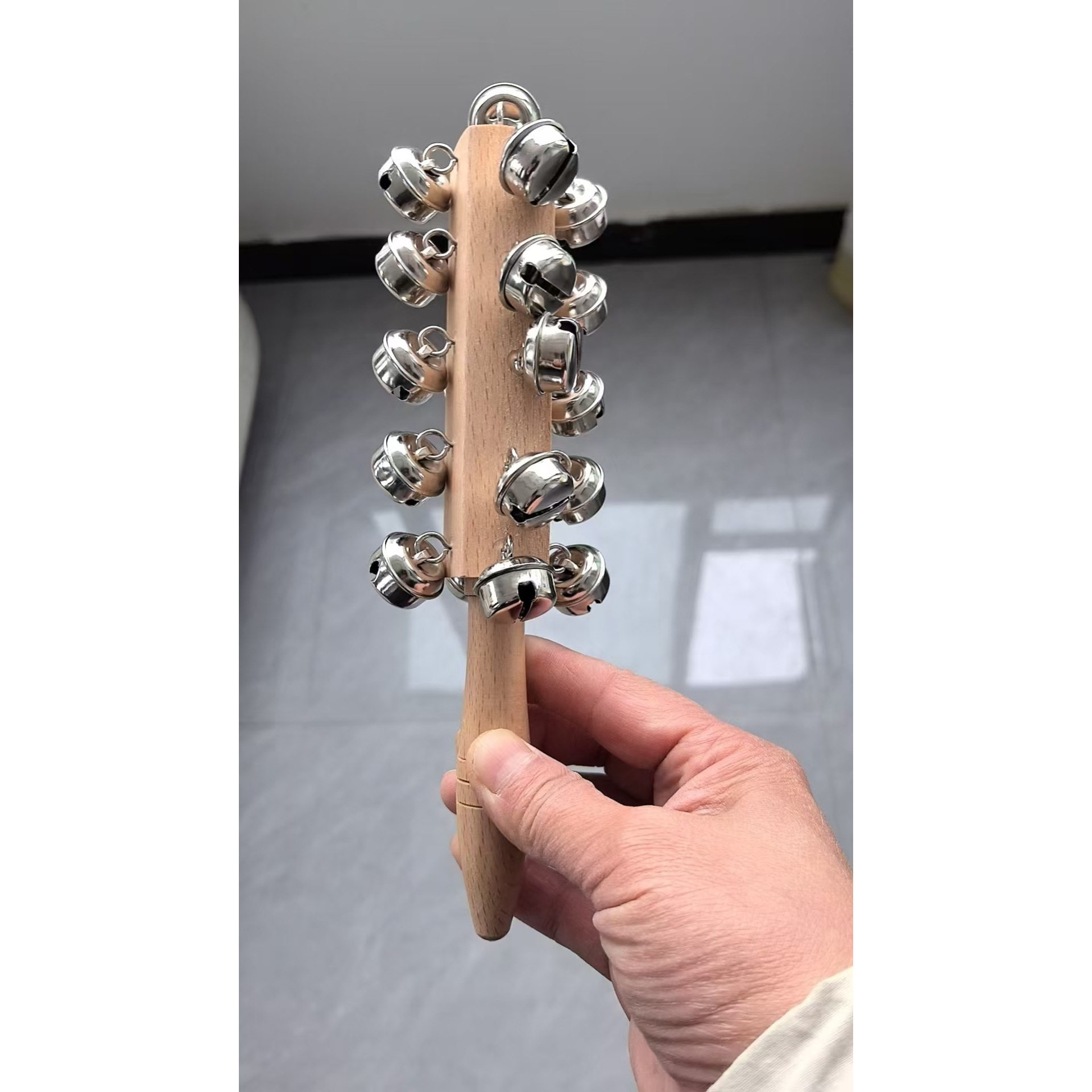 Campana de madera de 21 barras, 25*4,5 cm, 130 gramos