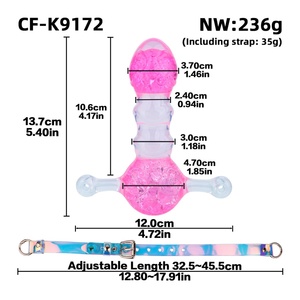 CITYFUN BDSM - Mordaza con cuentas de colores integradas, tapón bucal de silicona, bolas bucales, mordazas sexys para mujeres y hombres, juguetes sexuales fetichistas - Product Image 4