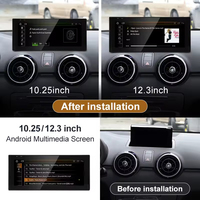 Reproductor de Radio Estéreo para Auto con Pantalla Táctil de 10.25 Pulgadas para Audi Q5 2009-2017, Reproductor Multimedia con Soporte 4G, Versión Alta y Baja