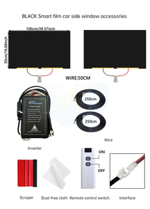 Película Inteligente para Ventanas con Privacidad PDLC PET, Tinte Automotriz Autoadhesivo, Conmutable Eléctricamente con <span class=keywords><strong>Control</strong></span> Remoto para Automóviles - Product Image 2