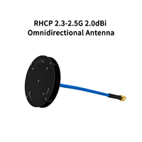 Antena Omnidireccional de Microstrip Polarizada Circularmente para Mano Derecha EP-AN600-2325 2.4G, 90% de Eficiencia, Enlace Inalámbrico de Corto Alcance