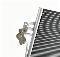 Condenseur de climatisation de voiture OE 6398350470 A6398350470 en aluminium, garantie 1 an pour Vito Viano W639 2003-2014
