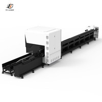 Máquina de Corte de Tubos por Láser de Fibra CNC de 12 Metros y 12KW con Funciones de Biselado y Alimentación Semiautomática