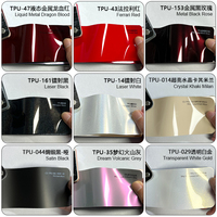 Film de protection automobile en vinyle TPU personnalisé, film de changement de couleur intégral, film PPF coloré en TPU, film de protection automobile en vinyle
