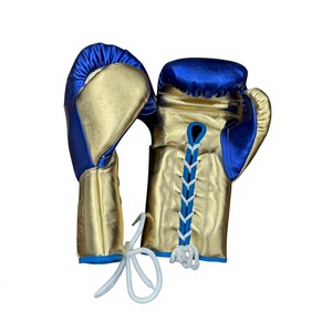 Guantes de Boxeo Personalizables de Primera Calidad, Sin Boxeo No Hay Vida, 100% Cuero Genuino, Cierre con Cordones y Correas, para Sparring y Entrenamiento - Product Image 6