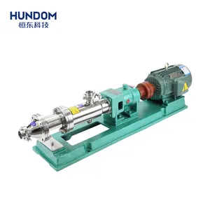 G series stainless steel high viscosity transfer rotor single mono screw pump positive displacement slurry pump