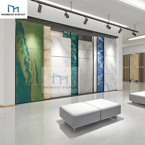 Présentoir coulissant réglable pour carrelage, <span class=keywords><strong>brique</strong></span> Push Custom Marble Tile Quartz Board for Showroom Display Stand - Product Image 2