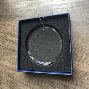 Schöne Geschenkboxen Verpackung Schlichte Weihnachtsbaum-Dekorative Glas-Blanko-Kugeln - Product Image 1