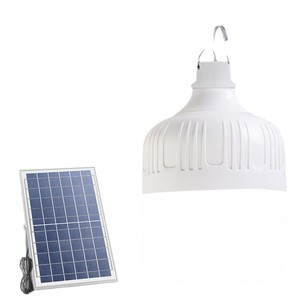 <b>Solar</b> <b>Light</b> Bulb 5000K Daylight IP54 Outdoor Waterproof Hanging Lamp With <b>Solar</b> Panel - Product Image 1